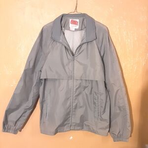 STOW IT AWAY MENS GRAY JACKET SIZE LARGE
